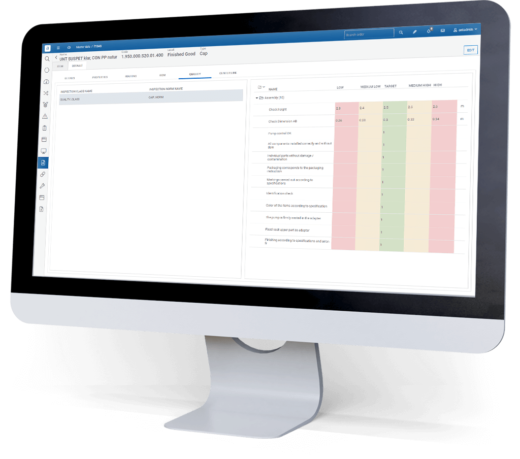 wms system screen